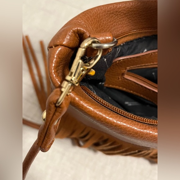 Show Me Your MuMu Camel Fringe Crossbody Bag - Picture 7 of 9